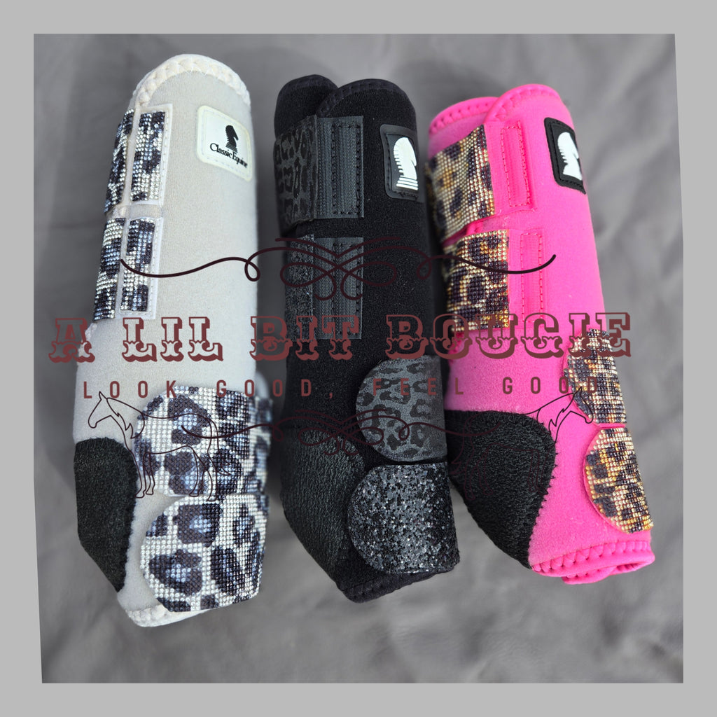 Black Leopard Sport Boots