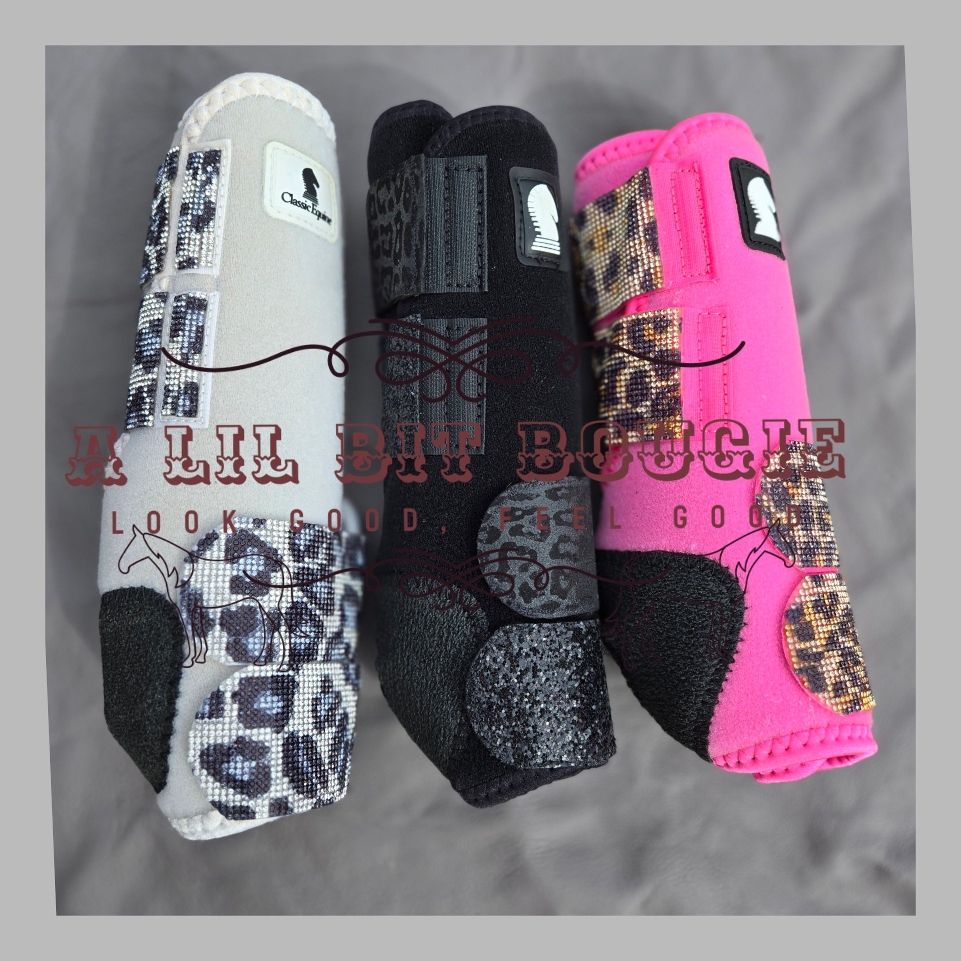 Black Leopard Sport Boots