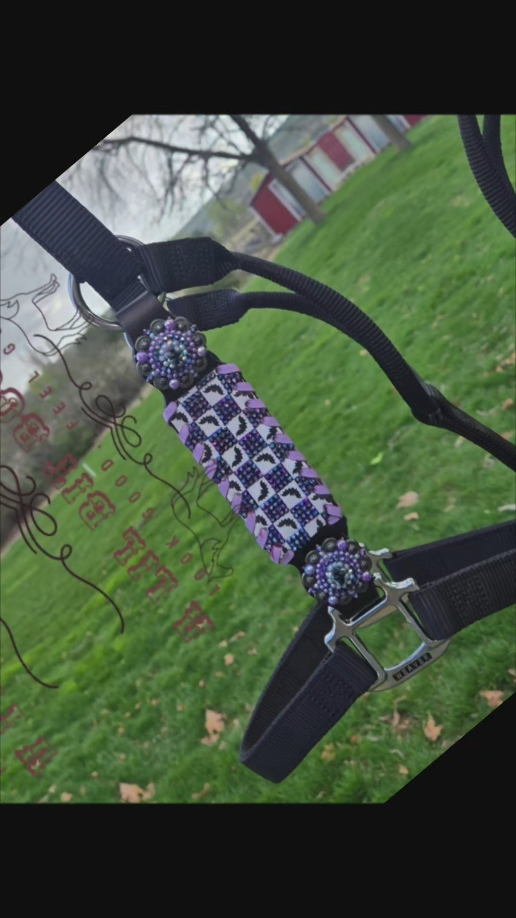 Checkered Bat Halter