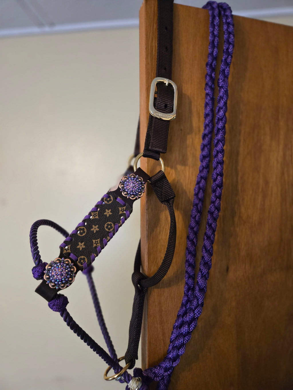 Purple Bougie Lariat Halter
