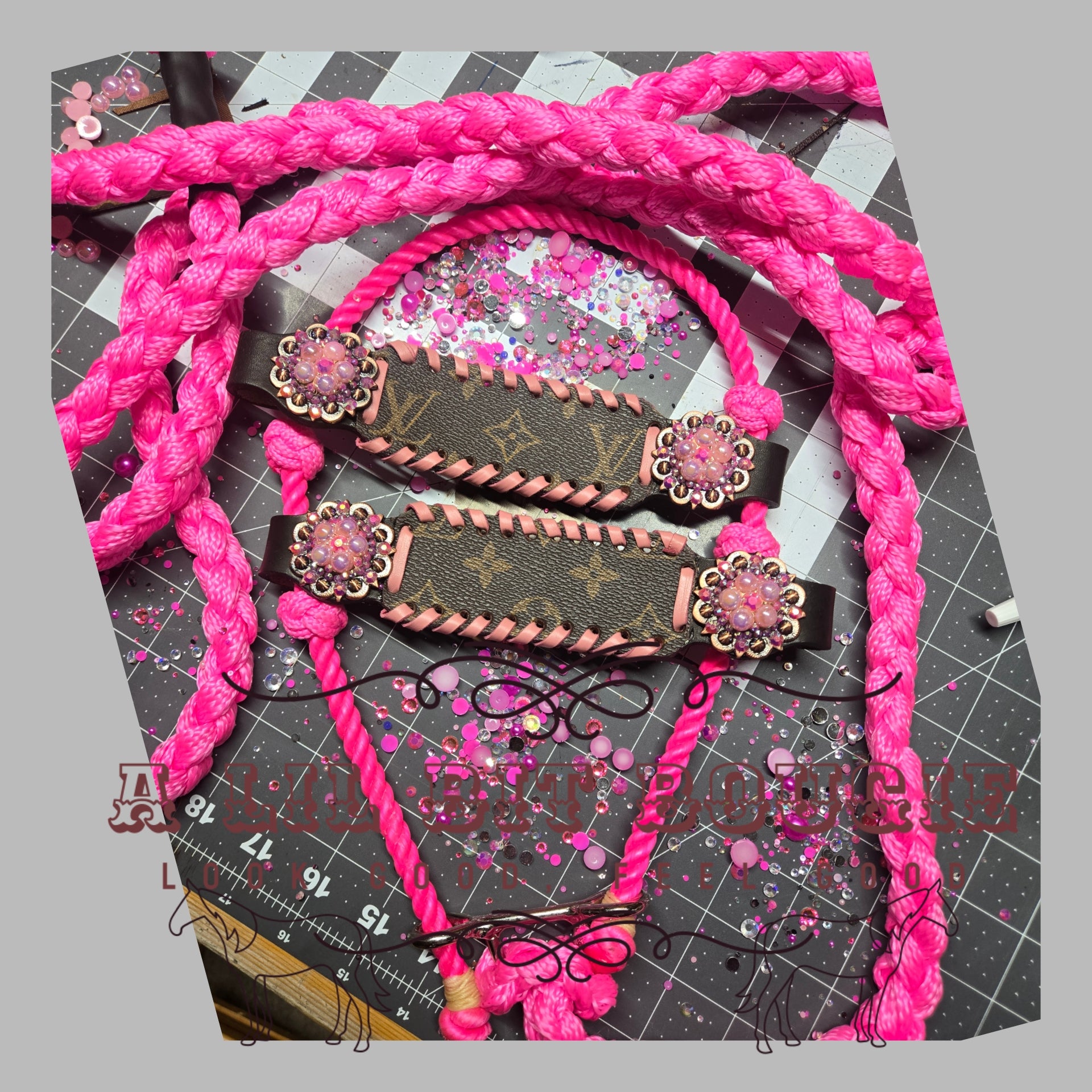 Pink Bougie Lariat Halter