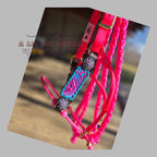 Pink Blue & Bougie Lariat Halter